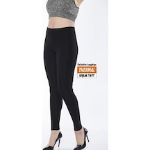 Fsm 4101-02 Plus Kadın Uzun Tayt-siyah Siyah