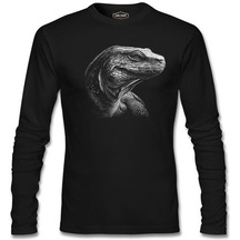 Komodo Dragon Realistic Siyah Erkek Sweatshirt 001