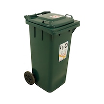 Sağlam Plastik Çöp Ve Atık Konteyneri 240 Lt Tekerlekli Eko Yeşil