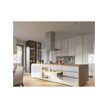 Mylights Beyaz 60 Cm Metal Sarkıt Üçlü Avize Os-ram Led Ampullü 3000k Siyah