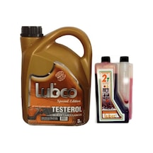 2T Ve Bıçkı Lubco Testere Zincir Yağı 3Lt+1 Lt Ölçekli Kırmızı 2T
