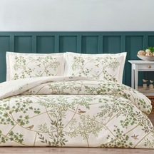 Linens Sc Windsor Nevresim Takımı Çift Kişilik Yeşil Yeşil