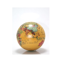 1 Adet Masa Üstü Dönen Dünya Küre 14x14 Cm Masaüstü Dekor, Döner Globe, Ofis Ve Ev Süsü, Eğitim Aksesuarı
