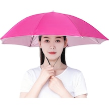 Yy Kadın Başa Takılan Güneş Koruma Şapkası Şemsiye-ys01874-erguvan