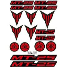 Mt25 Uyumlu A4 Çoklu Sticker Seti 03 Diğer