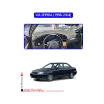 Kia Sephia 1998-2004torpido Koruma Halısı Mavi Kenar