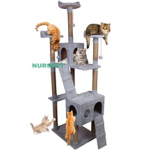 Nursoft Cat City Yeni Rezidans Kedi Tırmalama Ve Oyun Evi