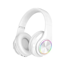 Mercitech B39 Bluetooth 5.0 Kablosuz Işıklı Katlanabilir Kulaküstü  Kulaklık