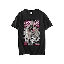 Noıssey Kırmızı Etiket Gala Erkek T-shirt Jujutsu Kaisen Model90 16933 Siyah