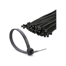 Pemsan 4.8 x 400 Plastik Cırt Kelepçe Kablo Bağı Siyah 100'lü Paket