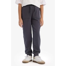 DeFacto Kız Çocuk Esnek Belli Jogger Eşofman Altı D9623A825SPAR15 Antrasit