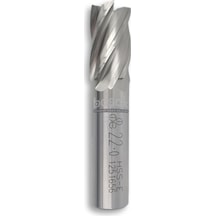 Mte 22 Mm Parmak Freze Hss-co5 Dın 844/b-n
