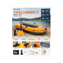 Intex Challenger 2 Şişme Bot Seti 2 Kişilik Kürekli 236 x 114 x 41 CM - 2026 New