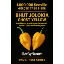 Bhut Jolokia Ghost Yellow Pepper / 1.000.000 Scoville - Gerçek Taze Acı Biber