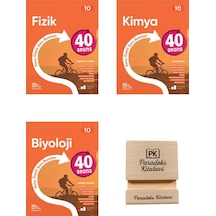 Okyanus 10. Sınıf 40 Seans Fizik Kimya Ve Biyoloji Konu Özetli Soru Bankası 3lü Set+ Telefon Standı