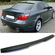 BMW E60 2004-2012 PLASTİK BOYASIZ M4 STYLE CAM ÜSTÜ SPOYLER
