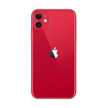 Apple Uyumlu iPhone 11 Boş Kasa + Kapak Kırmızı 00