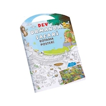 Dev Ormanda Safari - Boyama Posteri