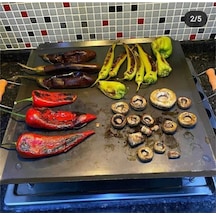 Kulplu Ocak Üstü Kare Ekmek Yufka ve Gözleme Sacı