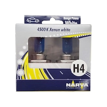 NARVA FAR AMPÜLÜ 12V 60/55W H4 BEYAZ IŞIK 4500K 48680 TAKIM 2 ADET