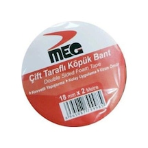 Evvon Çift Taraflı Köpük Bandı 18 Mmx2mt
