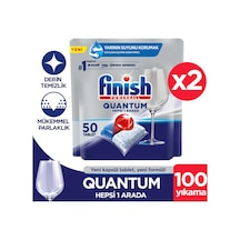 Finish Quantum 100 Tablet Bulaşık Makinesi Deterjanı