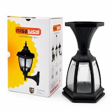 E27 - Ip44 Siyah 60w Set Üstü Bahçe-balkon Sokak Lambası - Armatür Ebh01-s 5286