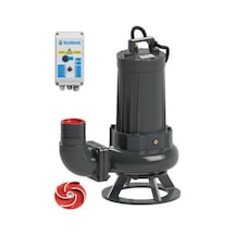 Sumak Sdtv 100/4 Vortex Açık Çarklı Foseptik Dalgıç Pompa Trifaze 380v 10 Hp