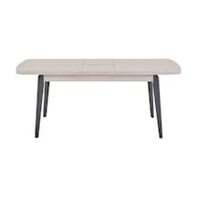 Enzo Ortadan Açılır Yemek Masası 90x150 Cm Gri