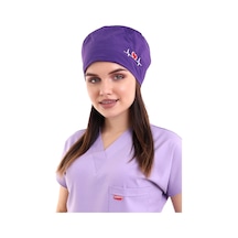 Mor Kalp Ritim İşlemeli Cerrahi Bone - Doktor Bone-Standart-128 Mor