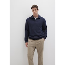 Mavi - Polo Yaka Lacivert Sweatshirt 0s10420-82318 Lacivert