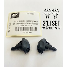 Dacia Sandero 2 - Lodgy - Dokker Ön Cam Fıskiye Memesi 2'li Set Sağ - Sol Takım Oem-289308338r - Seım