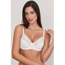 Eros Kadın Balenli Toparlayıcı Çizgili Sütyen 001
