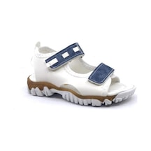 Papuçcity Arzen 02547 Orto Pedik Erkek Çocuk Sandalet Beyaz - Mavi