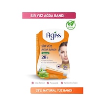 Agiss Sir Yüz Ağda Bandı 28'li Natural Aloe Vera Etkili
