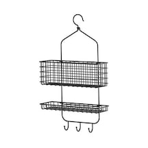 Ikea Blecksjön Duş Sepeti, Siyah, 31x56 Cm