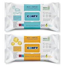 Confy Yüzey Temizlik Havlusu 2 Li Arap Sabunu, Ç. Suyu 100x2