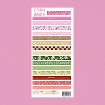 M61 Renkli Bantlar - 2 İslami Sticker Seti Çok Renkli