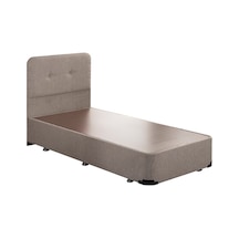 Nironyatak Luna Baza Ve Başlık Seti - 90X190 Cm Tek Kişilik Kumaş Baza Seti