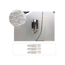 Opel Vivaro Uyumlu 2004-2014 Krom Kapı Kolu 3 Kapı Paslanmaz  Çelik
