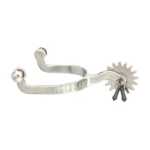 Tough 1 Kelly Silver Star Jingle Bob Spurs, Krom Kaplama