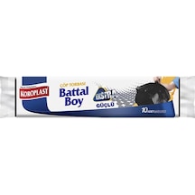 Koroplast Premium Battal Çöp Torbası 72 x 95 CM Siyah