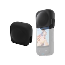 Oem Insta360 X5 X4 İçin Toz Geçirmez Çizilmez Silikon Lens Koruyucu Siyah