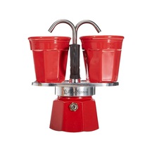 Bialetti - Set Mini Express: Ocak Üstü Espresso Pişirici + 2 Cups - Renk Kırmızı Sku: Smg8690010572554