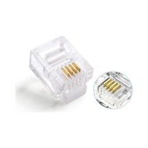 Rj11 Telefon Kablo Ucu Konnektörü, 100'lü Paket İle Ekonomik Çözüm
