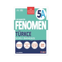 Fenomen Okul 2024 5. Sınıf Türkçe A Soru Bankası Yeni Nesile Kolay Geçiş Güncel Müfredat 2024