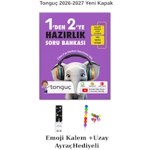 Tonguç 1'den 2'ye Hazırlık Kitabı Yeni Kapak Uzay A.+emoji Kalem Hediyeli 2026-2027 Maarif Modeli