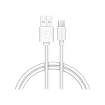 Micro Usb Şarj Ve Senkronizasyon Kablosu, Beyaz
