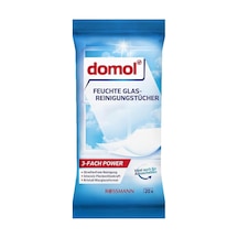 Domol Islak Temizlik Bezi Cam & Parlak Yüzeyler İçin 20 Adet Çok Renkli
