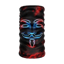 Bebo Store Extreme Outdoor Spor , Motorcu Ve Bisiklet Kullananlara Özel Desenli Buff Boyunluk Bandana Balaklava Smile-197 Çok Renkli